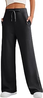 LILLUSORY Women's Wide Leg Sweatpants 2023 Fall Casual High Wasited Pants