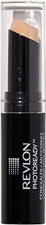 Revlon Concealer Stick, PhotoReady Face Makeup for All Skin Types, Longwear Medium- Full Coverage with Creamy Finish, Lightweight Formula, 002 Light, 0.11 Oz