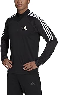 Men's Aeroready Sereno Cut 3-Stripes Slim 1/4-zip Training Top