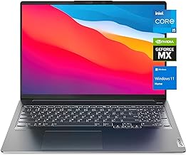 Lenovo Ideapad 5i Pro Laptop, 16" QHD 2.5K IPS Display, Intel Core i5-11300H, GeForce MX450, 8GB RAM, 512GB SSD, IR Camera, Backlit Keyboard, WiFi 6, Windows 11 Home