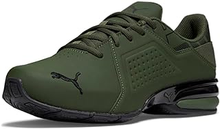 Mens Viz Runner Repeat Wide Running Sneakers Shoes - Black