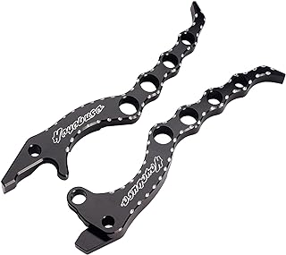 AYKYCS Clutch Brake Levers,Made of Aluminium Alloy Motorcycle Accessories Compatible with Suzuki Hayabusa GSX1300R 1999-2020 (1 Pair Black)