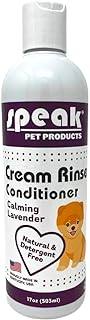 Dog Natural Cream Rinse Conditioner, Lavender, 17oz