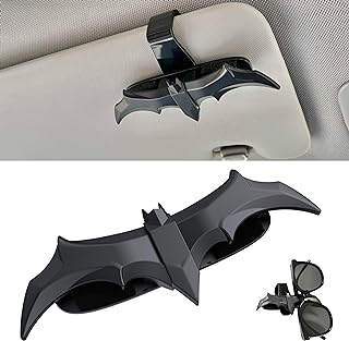 RANGUOWEN Bat Sunglasses Holders for Car, Batwing Accessories for Car, Bat Gadgets for Bat Fans Men Gifts, Bat Gifts for Boys