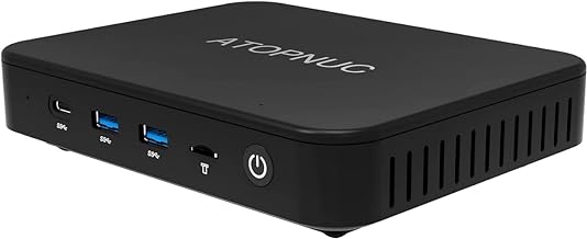 N4020 Mini PC, Intel Celeron N4020 Mini Computers, 4GB RAM 128GB SSD Micro PC with 4K HDMI 2.4G/5G WiFi Bluetooth 5.0 USB 3.0 Mini PC
