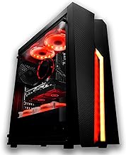 SAAV T101 Gaming PC Desktop Computer - Prebuilt Gaming PC with Intel Core i5 3.4GHz, 16GB RAM, Radeon RX580, 1TB SSD - Ultimate Gaming Desktop with WiFi 6, Bluetooth 5, Windows 10, Mouse & Keyboard