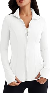 Trendy Queen Womens Zip Up Jackets Long Sleeve Hoodies Gym Sweaters Workout Clothes 2023