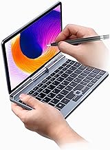 8" HD Touchscreen Portable 2-in-1 Mini Laptop, Windows 11 Pro Ultra Notebook Laptop for Business and Students,Intel N100 12GB LPDDR5 512GB M.2 SSD,Wi-Fi 6，BT5.2 2MP Camera，G-Sensor，HDMI，Type C