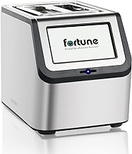 Smart Toaster, KETIAN Touch Screen Toaster 2 Slice,High-speed Automatic Settings, Bagel English Muffins Toast Pastry Waffles Bread Toaster,Stainless Steel