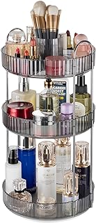 Argox 360 ° rotary makeup organizer, bathroom counter organizer,skincare care organizer,make up organizers and storage.
