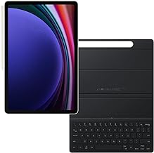 SAMSUNG Galaxy Tab S9 11-in Tablet 256 GB, Beige + Keyboard Case Bundle