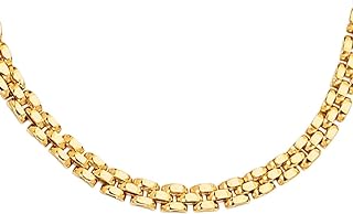 14k Yellow Gold 4.0mm Shiny 3 Row Panther Chain Link Bracelet With Box Catch Clasp 7 Inch Jewelry Gifts for Women