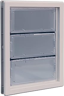 Ideal Pet Products Air Seal Pet Door with Telescoping Frame, Large, 10.25" x 15.75" Flap Size