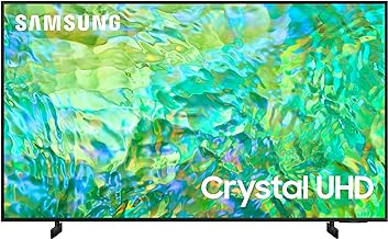 SAMSUNG 85-Inch Class Crystal UHD 4K CU8000 Series PurColor, Object Tracking Sound Lite, Q-Symphony, Motion Xcelerator, Ultra Slim, Solar Remote, Smart TV with Alexa Built-in (UN85CU8000, 2023 Model)