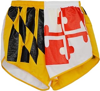 Mens Nonsplit Flag Running Shorts
