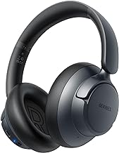 BERIBES Upgraded Hybrid Active Noise Cancelling Headphones with Transparent Modes,65H Playtime Wireless Bluetooth with Mic, Deep Bass,3.5MM Cable,Soft-Earpads,Fast Charging-Black