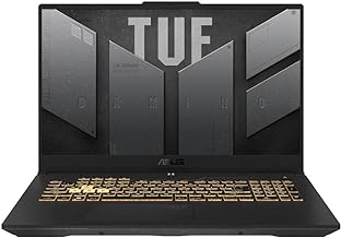 ASUS TUF Gaming A17 (2023) Gaming Laptop, 17.3” FHD 144Hz Display, GeForce RTX 4060, AMD Ryzen 7 7735HS, 16GB DDR5, 1TB PCIe 4.0 SSD, Wi-Fi 6, Windows 11, FA707NV-ES74