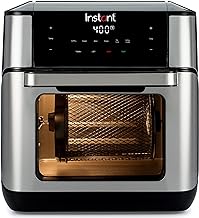 Instant Pot 10-Quart Air Fryer, From the Makers of Instant Pot, 7-in-1 Functions, with EvenCrisp Technology, App with over 100 Recipes, Stainless Steel