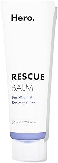 Rescue Balm Post-Blemish Recovery Cream from Hero Cosmetics - Intensive Nourishing and Calming for Dry, Red-Looking Skin After a Blemish - Dermatologist Tested and Vegan-Friendly (50 ml, 1.69 fl. oz)