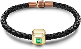 Lanmi Jewelry 14K White Rose Yellow Gold Natural Emerald Sapphire Ruby Tanzanite Tourmaline Diamonds Bracelets for Women Engagement Gift
