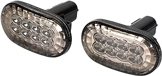 Bruce & Shark Pair of Side Marker Light Turn Signal Light for Suzuki Jimny JB23 JB64 JB74 Smoked, for Suzuki Carry Truck DA63T 2005 and up, for Suzuki Lapin HE21S 2005-2008