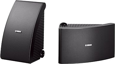 Yamaha NS-AWS592BL 150 Watt 6.5 Inch Cone Indoor/Outdoor All-Weather Speakers (1 Pair, Black)