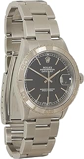 Pre-Loved Stainless Steel Datejust Turn-O-Graph 16264 36mm, Black
