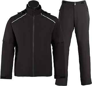Golf Rain Jacket for Men Waterproof Raincoat Lightweight Jacket Golf Suit for Hiking Cycling Running Camping Traveling