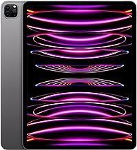 Apple iPad Pro 12.9-inch (6th Generation): with M2 chip, Liquid Retina XDR Display, 1TB, Wi-Fi 6E, 12MP front/12MP and 10MP Back Cameras, Face ID, All-Day Battery Life – Space Gray