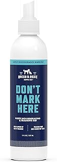 Rocco & Roxie Dog Potty Training Don't Mark Here - No Pee Repellent Spray for Dogs Indoor & Outdoor - Puppy Housebreaking Supplies - Anti Peeing for Dogs and Puppies - Made in USA