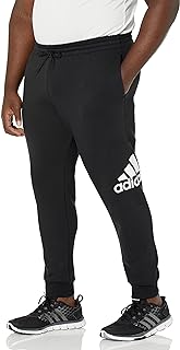 Men's Essentials Fleece Tapered Cuffed Big Logo Pants