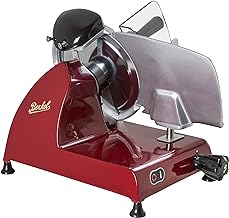 Berkel Red Line 250 Electric Food Slicer, Red, 10 inch Blade, Adjustable Thickness, Kitchen Appliance for Home Use