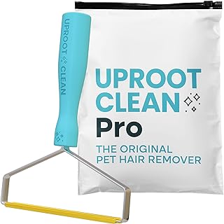 Uproot Cleaner Pro Pet Hair Remover - Special Cat & Dog Hair Remover Multi Fabric Edge by Uproot Clean - Cat Hair Remover for Non-Knit Surfaces - The Ultimate Pet Hair Removal Tool - Gets Every Hair!