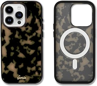 Sonix Case for iPhone 15 Pro Max | Compatible with MagSafe | 10ft Drop Tested | Tortoise Shell | Brown Tort