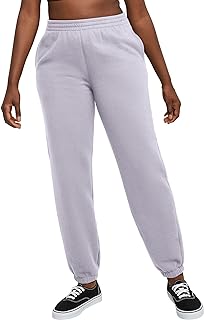Hanes Women's Originals Heavyweight Fleece Joggers, Sweatpants with Pockets, 30" Inseam