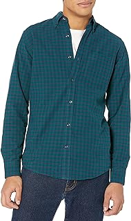 Amazon Essentials Men's Regular-Fit Long-Sleeve Pocket Oxford Shirt