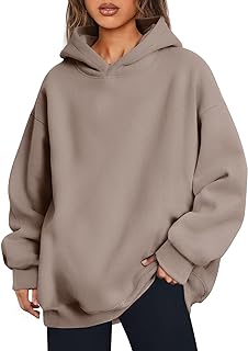 Trendy Queen Women's Oversized Hoodies Fleece Hooded Sweatshirts Comfy Casual Pullover Loose Lightweight Fall Winter Clothes