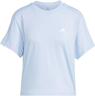 Women's Essentials 3-Stripes Single Jersey Crop Top