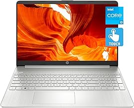 HP 2023 Newest Laptop, 15.6" Touchscreen Display, Intel i3-1115G4 Processor, 32GB RAM, 1TB SSD, 11 H Battery Life, Fast Charge, Bluetooth, Wi-Fi, HDMI, Windows 11 Home S, Bundle with JAWFOAL
