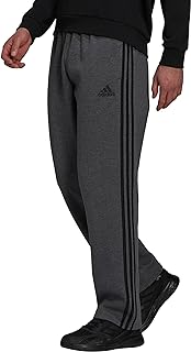 Men's Essentials Fleece Open Hem 3-Stripes Pants