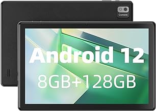 SGIN 10 Inch Android 12 Tablet, 8GB RAM 128GB ROM Tablets Computer with MTK Octa-Core 2.0Ghz Processor, 1280 * 800 HD IPS Display, 5MP+8MP Camera, GPS, WiFi, Bluetooth, 6000mAh