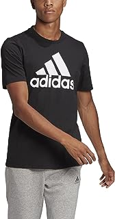 Men's Essentials Big Logo Tee, Black-white,