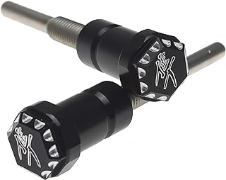 AYKYCS Seat Thumb Screws Bolts,Suzuki Hayabusa Accessories Compatible with Suzuki GSX1300R Hayabusa 2008-2020 (2 PCS Black)