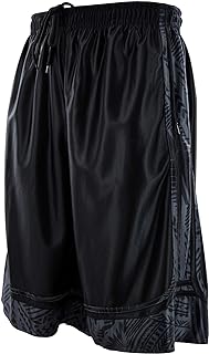 Mens Gym Training Basketball Shorts with Zippered Pockets