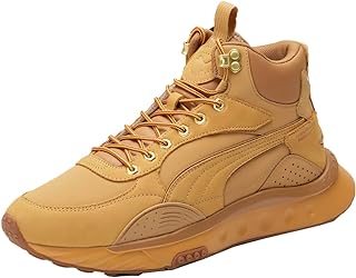 mens Wild Rider Mid High Top Lace Up Sneakers