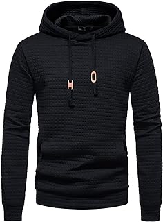Mens Fashion Hoodies Sweatshirt Casual - Long Sleeve Hooded Sweaters Pullover Winter Clothes for Men