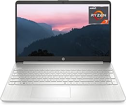 HP 15.6 HD Laptop Thin Portable, 8-Cores AMD Ryzen 7 5700U(up to 4.3GHz), 16GB DDR4 RAM, 1TB PCIe SSD, Full-Size KB, WiFi 6, Bluetooth, HDMI, Windows 11, Silver, w/GM Accessory