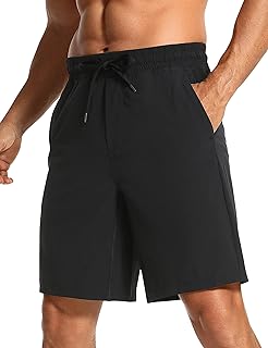 CRZ YOGA Men's Linerless Workout Shorts - 7'' / 9'' Quick Dry Running Sports Athletic Gym Shorts with Pockets