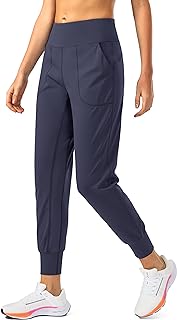 Women's Joggers with Zipper Pockets High Waisted Athletic Workout Yoga Pants Joggers for Women
