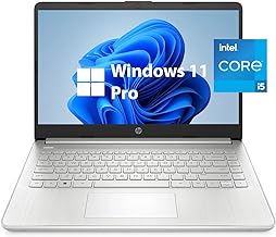 HP 2023 Business Laptop, 14" HD Display, Intel Quad-Core i5-1135G7, 32GB RAM, 1TB PCIe SSD, WiFi Bluetooth, Webcam, SD Media Card Reader, USB-C, 9 Hours Battery Life, Windows 11 Pro, Silver, MarsPC
